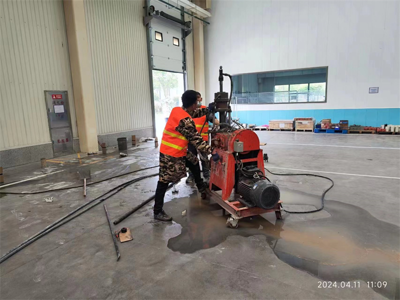 婺源厂房地面下沉塌陷注浆加固施工